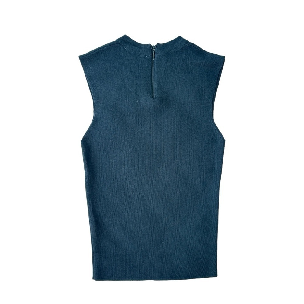 SUZY SHIER BLACK SLEEVELESS SQUARE NECKLINE TOP | SIZE S NWOT - Picture 2 of 16
